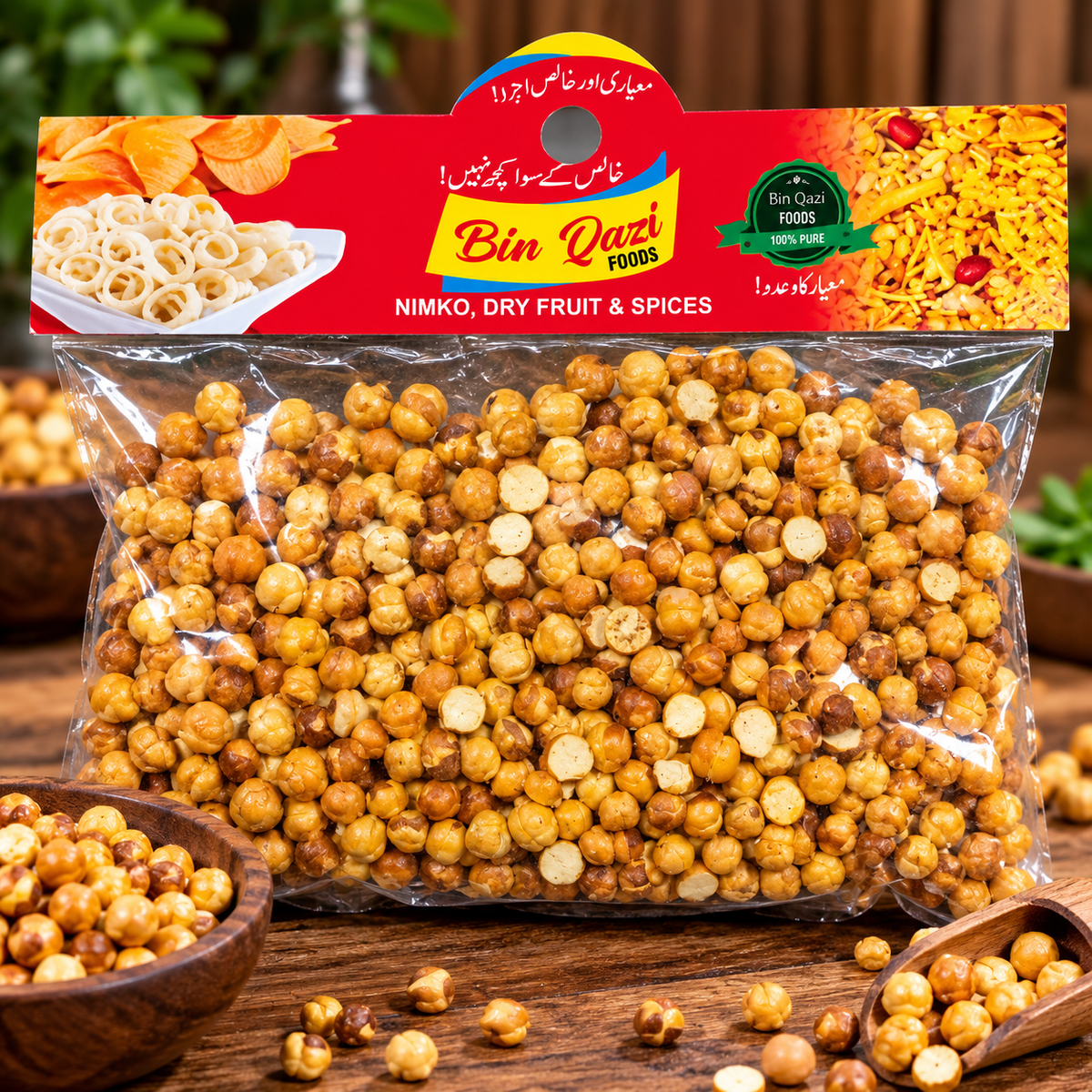 Bin Qazi Foods Special Roasted Chana Nimko – Crunchy & Fresh Snack