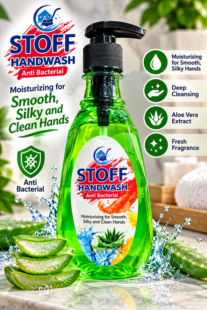 STOFF Anti-Bacterial Hand Wash – Moisturizing Hand Wash for Soft, Clean & Fresh Hands