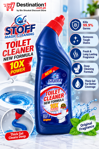 STOFF Toilet Cleaner 10X Power Original – Powerful Toilet Bowl Cleaner