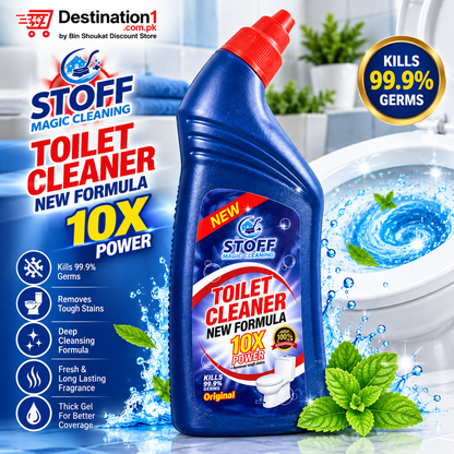 STOFF Toilet Cleaner 10X Power Original – Powerful Toilet Bowl Cleaner