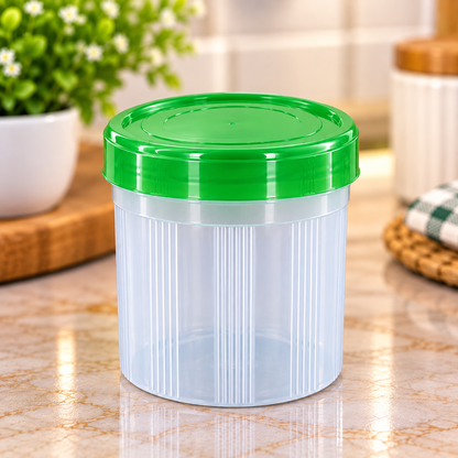 Premium Plastic Storage Containers with Airtight Lids – Pack of 3 | Kitchen & Home Storage