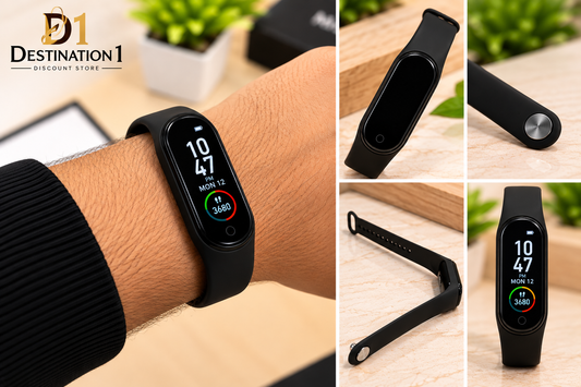 Smart Fitness Band Watch | Digital Sports Activity Tracker | Silicone Wristband
